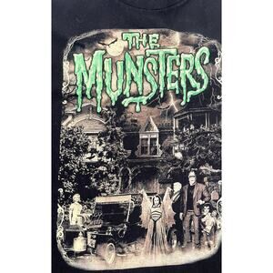 Munsters T Shirt Large Black